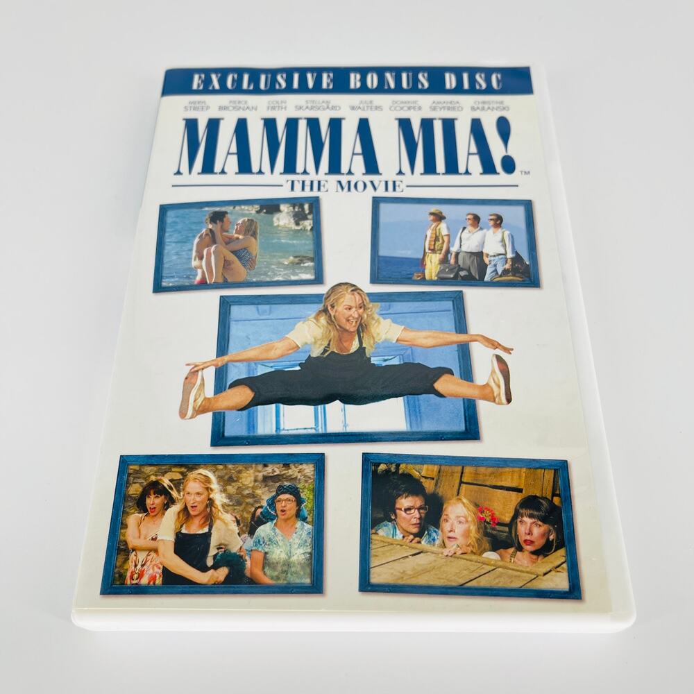 Mamma Mia! The Movie DVD - Exclusive Bonus Disc - Good Used Condition